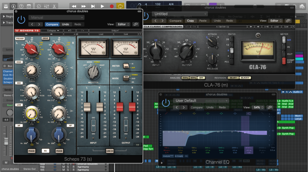 logic pro x mixing screenshot